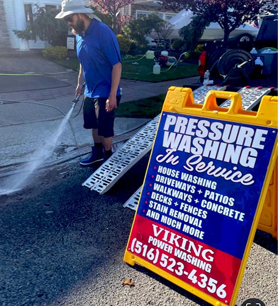 Viking Power Washing Company in Long Island About